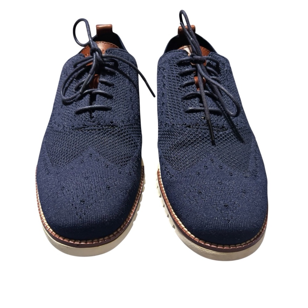 Cole Haan ZeroGrand Stitchlite Men’s Size 11M Navy Casual Wingtip Oxford Shoes
